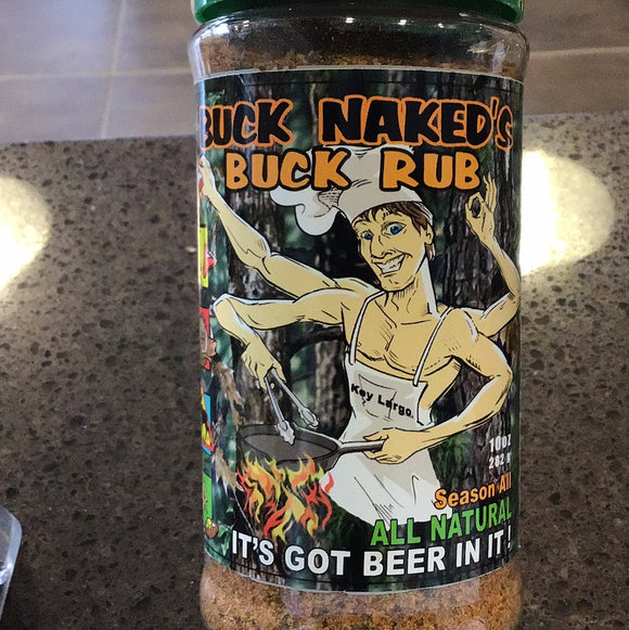 Buck naked Buck rub 10 oz