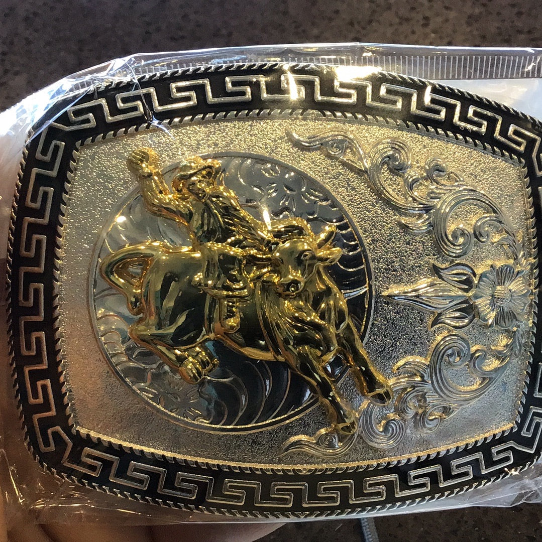 Modestone Bull Rider 4” X 3 1/4''Buckle
