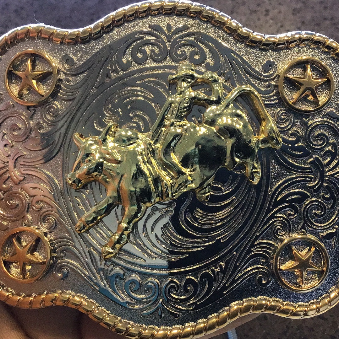 Modestone Bull Rider 4” X 3 1/4''Buckle