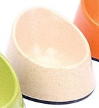 Define Planet Bamboo Bowl Hiback Ivory Dog 1pc