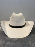 Modestone Straw Cowboy Hat White Style 1234