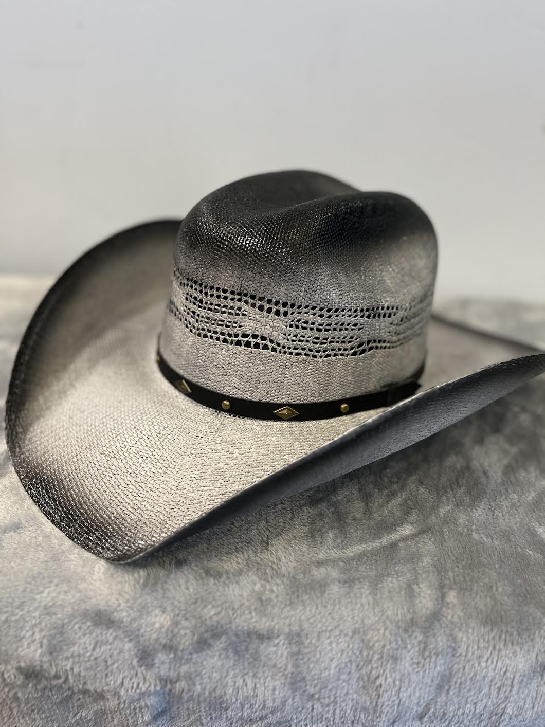 Modestone 2 Tone Straw Cowboy Hat Style 31892