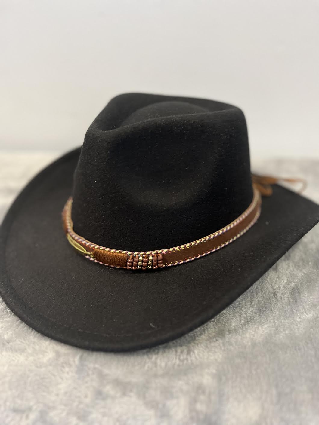 Modestone Akubra Crown Faux Suede Cowboy Hat
