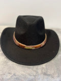 Modestone Akubra Crown Faux Suede Cowboy Hat