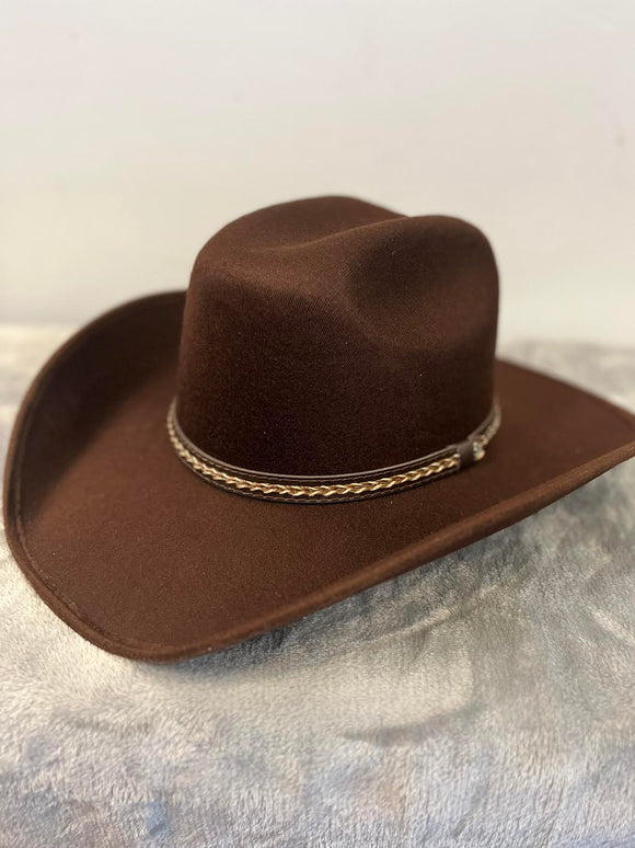 Modestone Faux Felt Cowboy Hat Style 1289