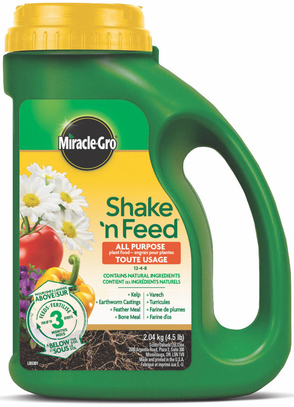 Copy of Miracle Gro Shake 'n Feed All Purpose Plant Food 12-4-8 4.5lb