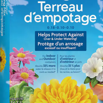 Miracle Gro Moisture Control Potting Mix
