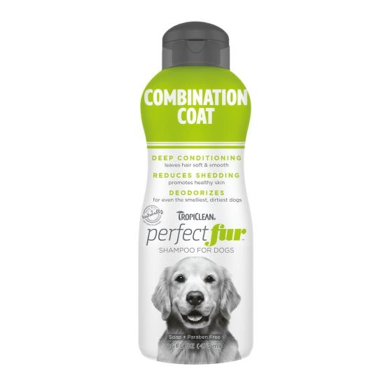Tropiclean Perfect Fur Combination Coat Shampoo Dog 16oz
