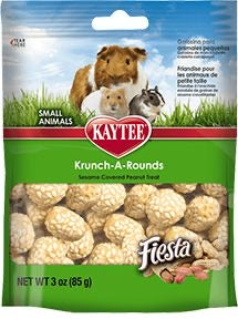 Kaytee Fiesta Krunch A Rounds Treat Small Animal 3oz