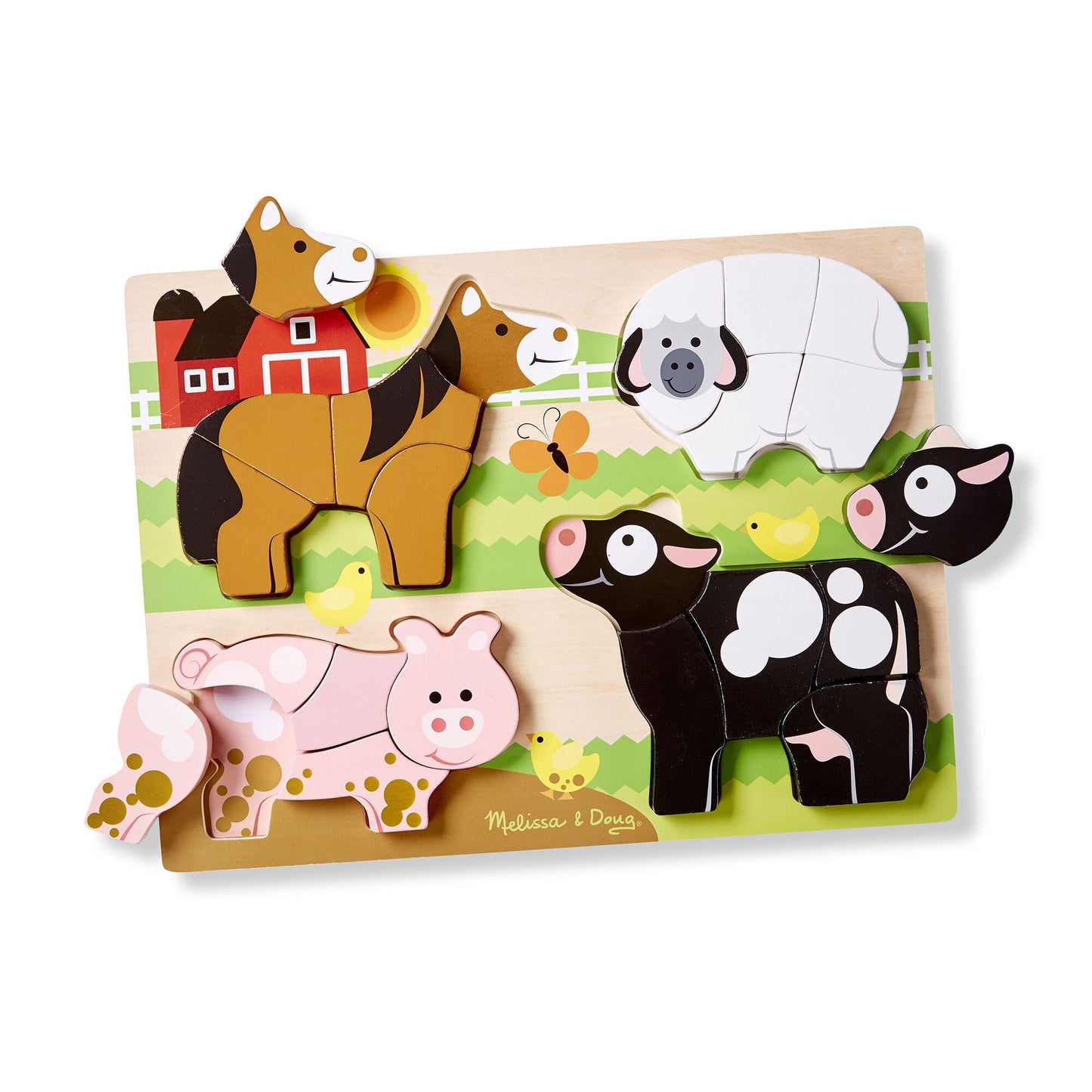 Chunky Jigsaw Puzzle - Farm Animals Melissa and Doug 
