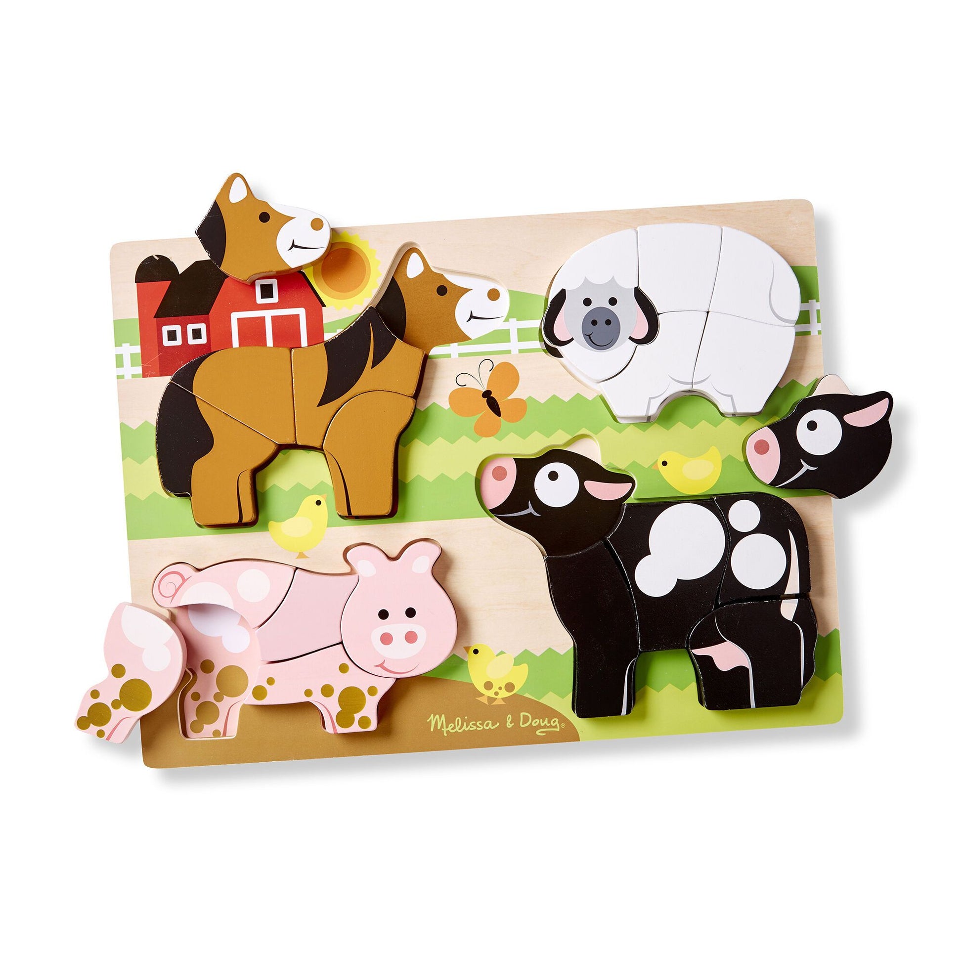 Chunky Jigsaw Puzzle - Farm Animals Melissa and Doug 