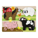 Chunky Jigsaw Puzzle - Farm Animals Melissa and Doug 