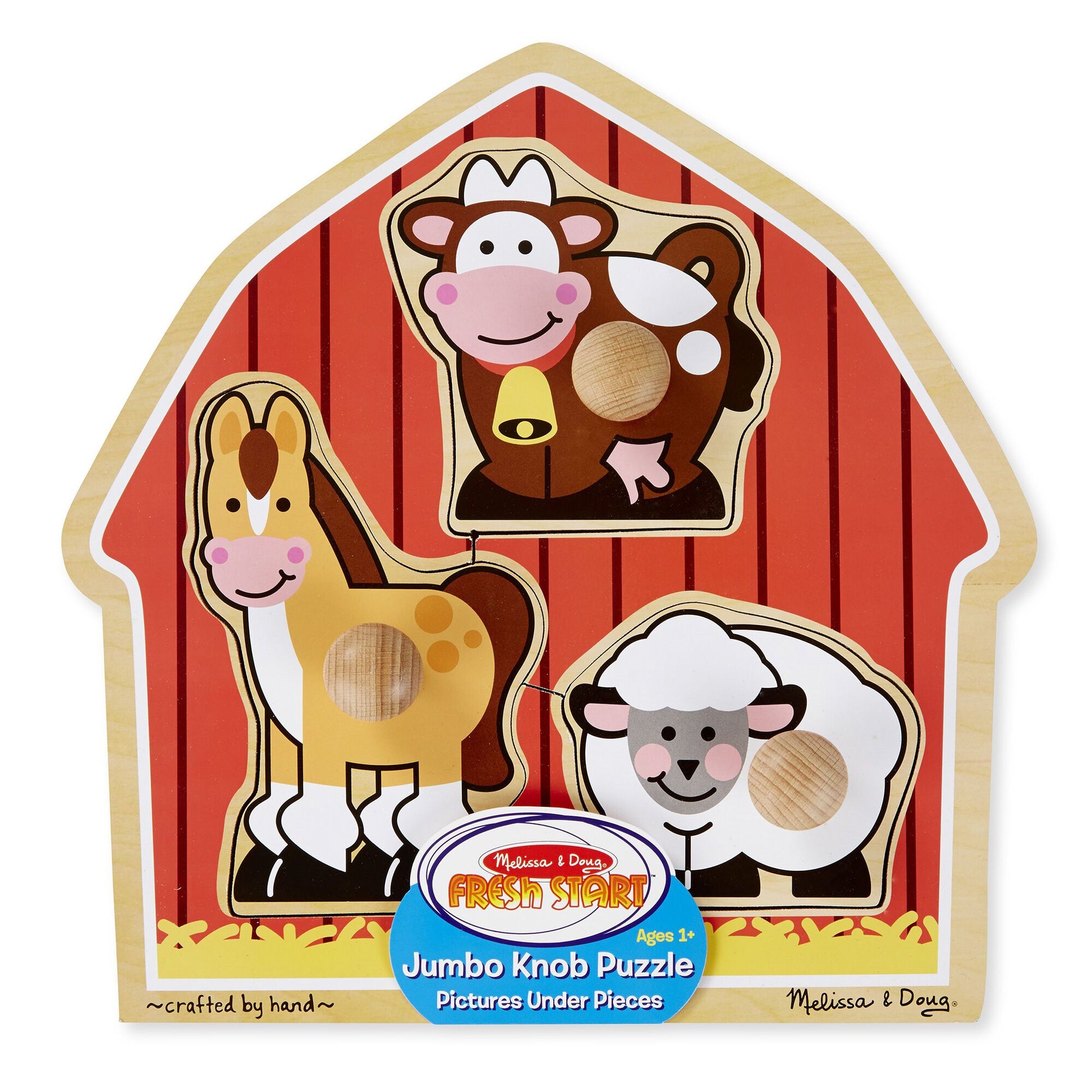 Barnyard Animals Lg Peg Puzzle Melissa and Doug 