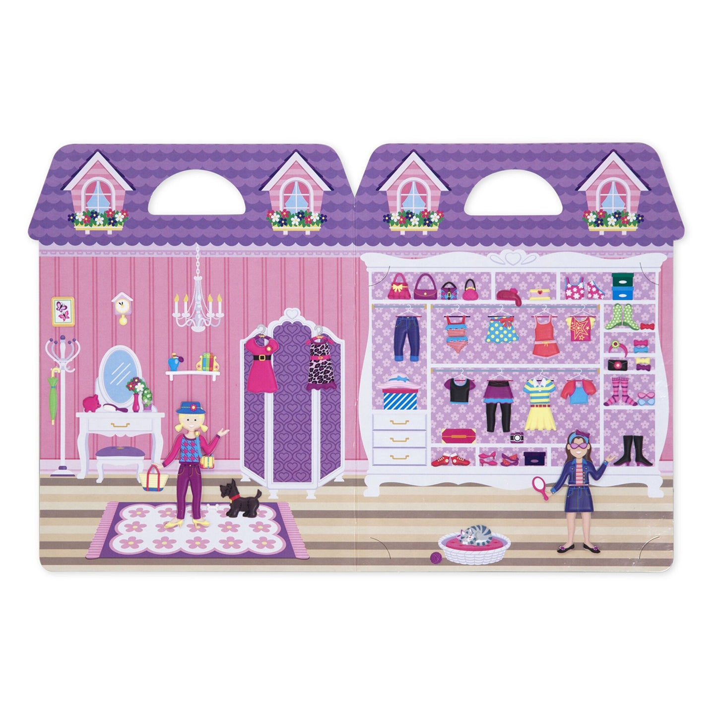 Reusable Puffy Stickers - Dress-Up Melissa and Doug 