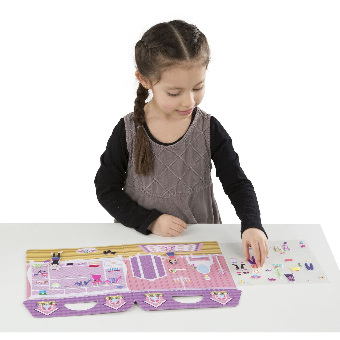 Reusable Puffy Stickers - Dress-Up Melissa and Doug 