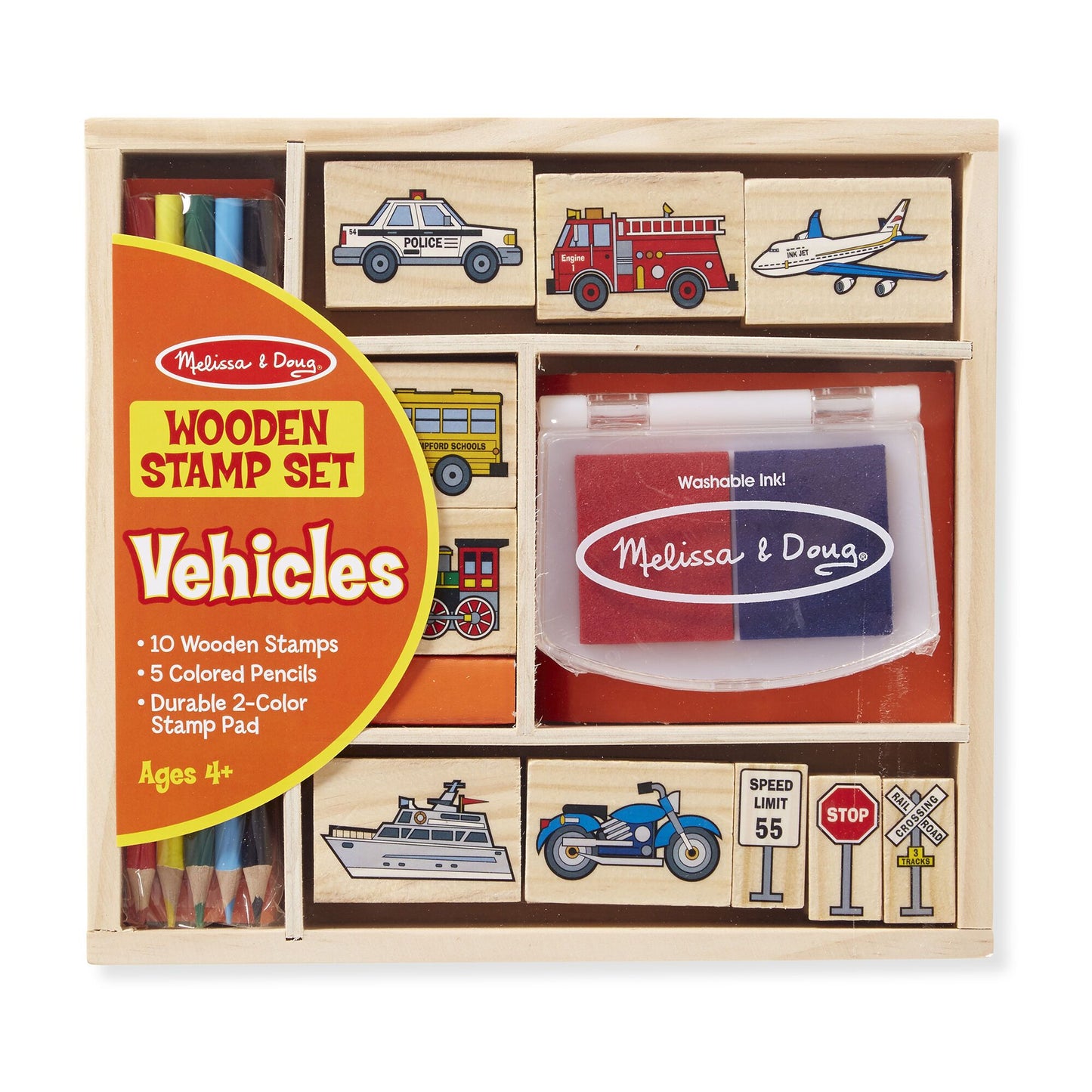 Vehicle Stamp Set Melissa and Doug 