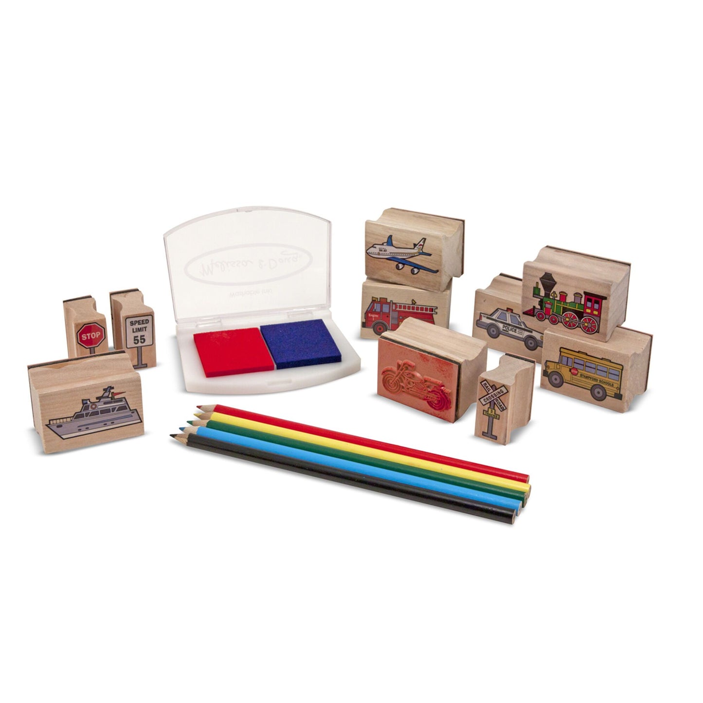 Vehicle Stamp Set Melissa and Doug 