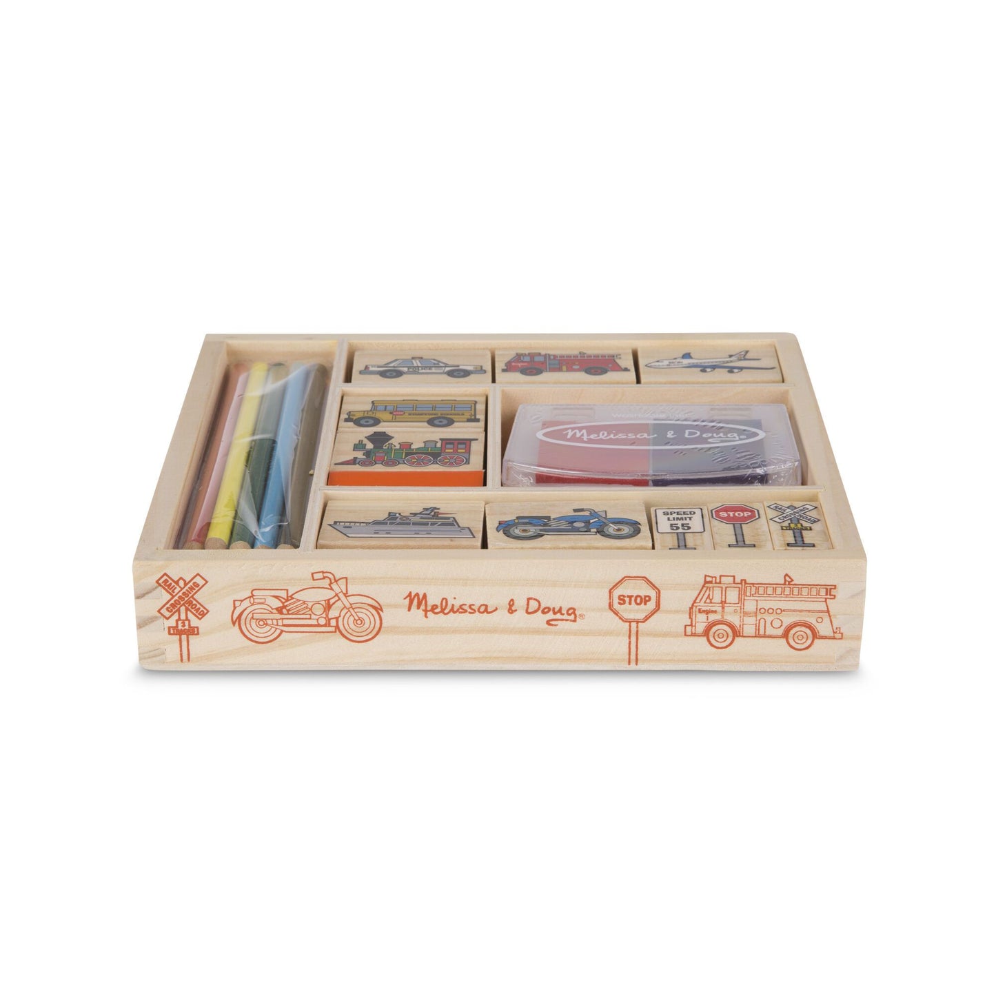 Vehicle Stamp Set Melissa and Doug 