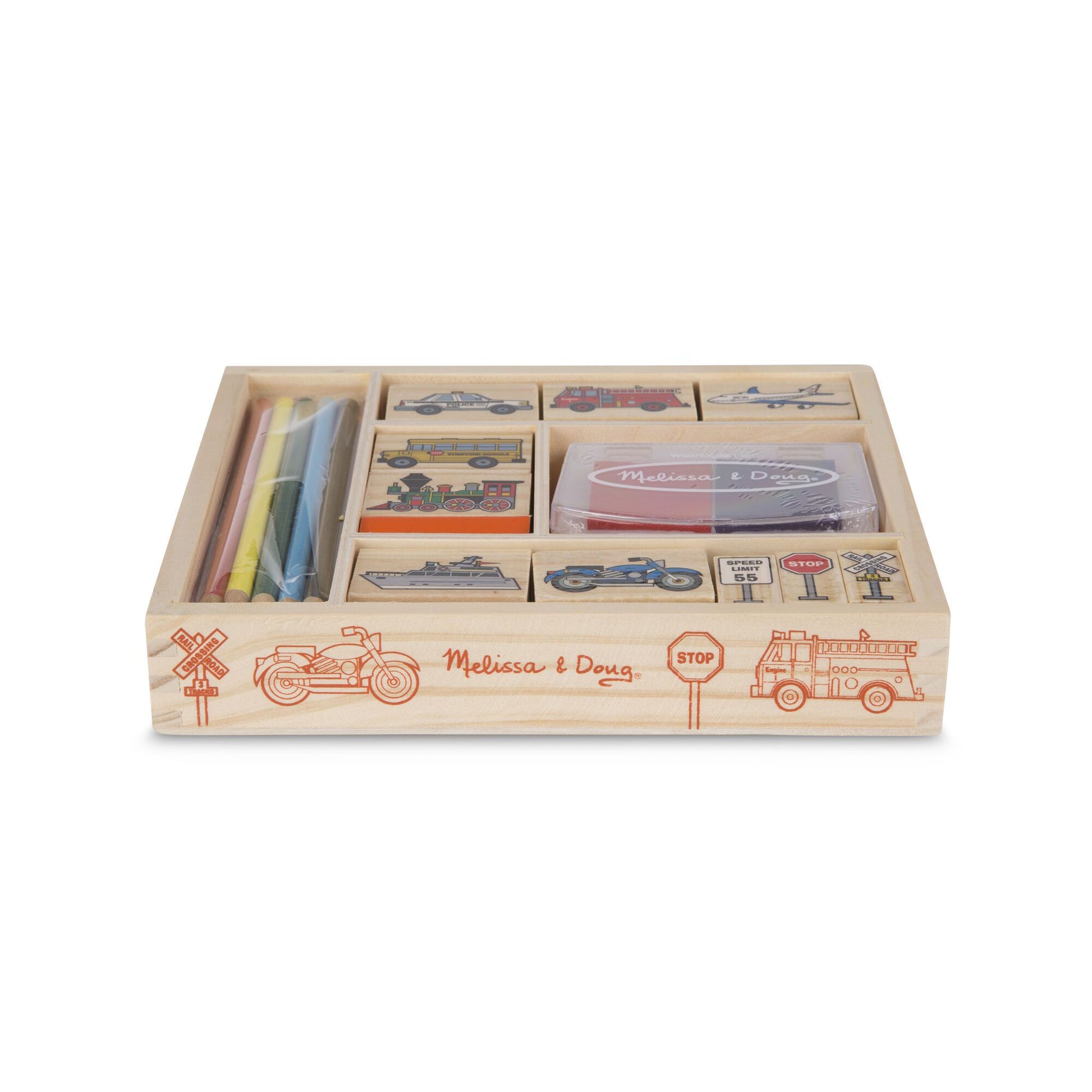 Vehicle Stamp Set Melissa and Doug 