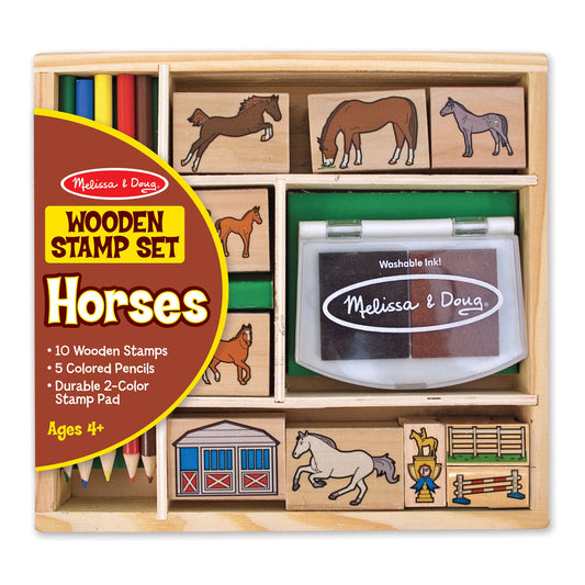 Horses Stamp Set Melissa and Doug 