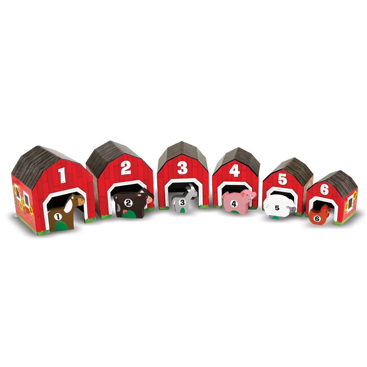 Nesting & Sorting Barns & Animals Melissa and Doug 