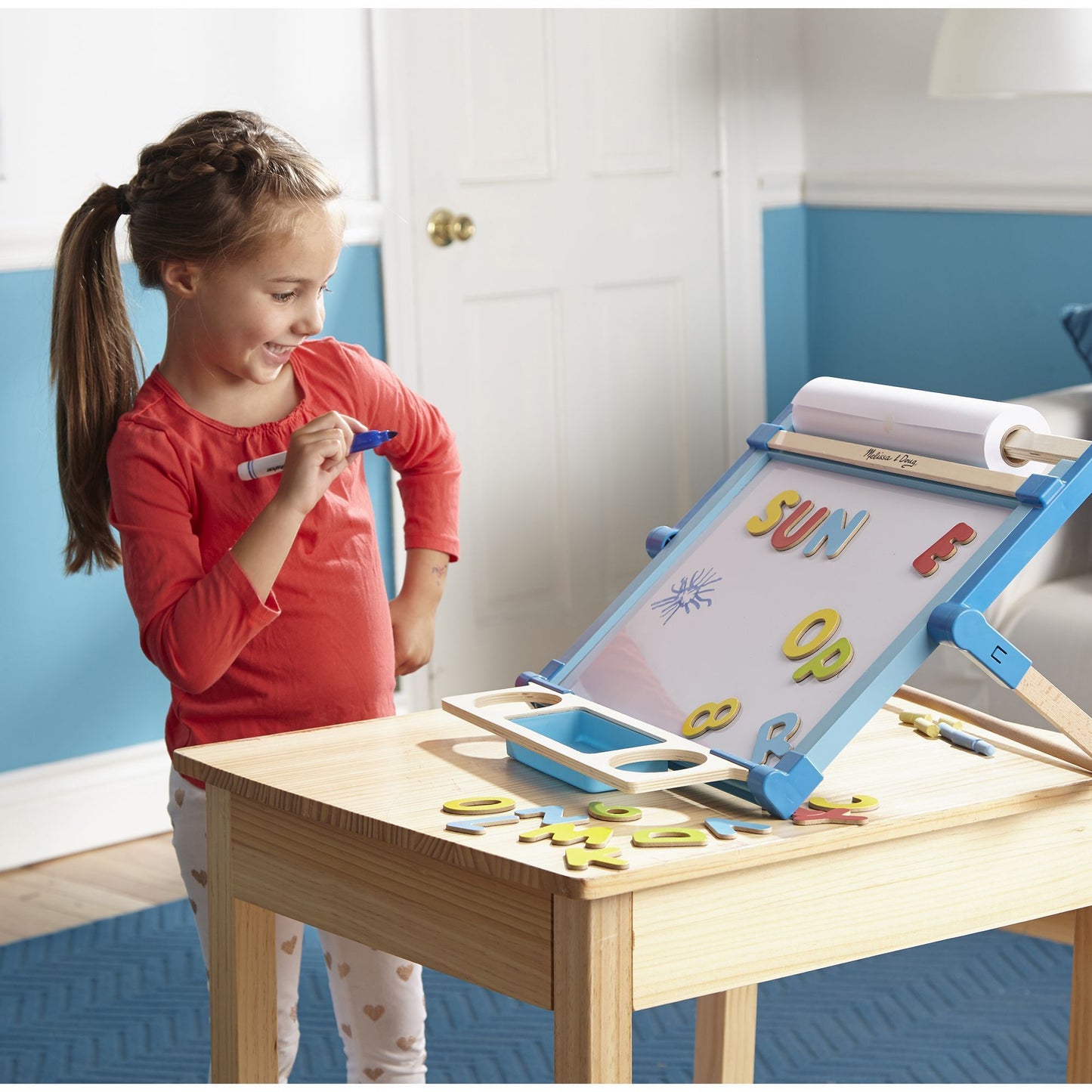 Wooden Double-Sided Tabletop Easel Melissa and Doug 