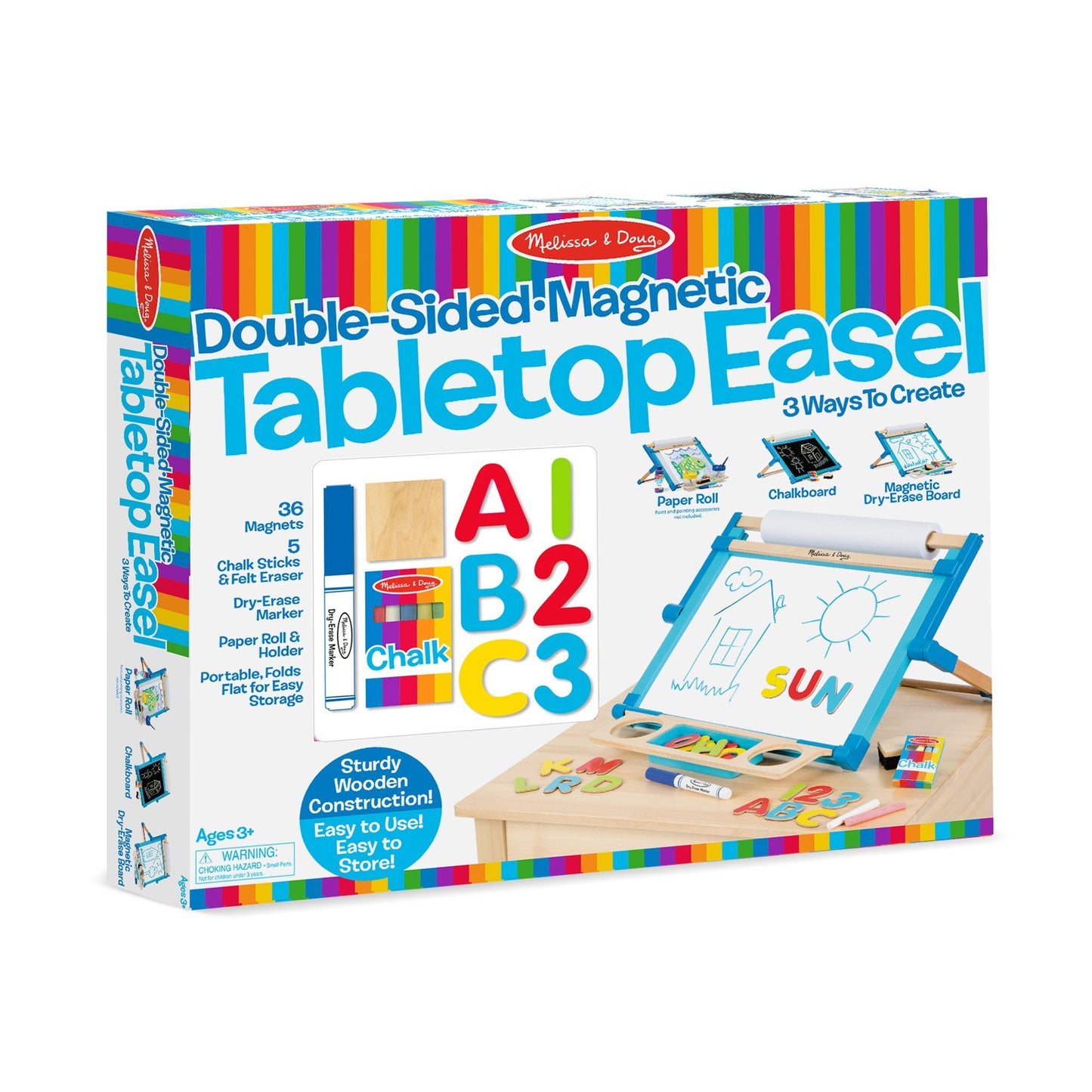 Wooden Double-Sided Tabletop Easel Melissa and Doug 