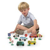 Wooden Vehicles and Traffic Signs Melissa and Doug 