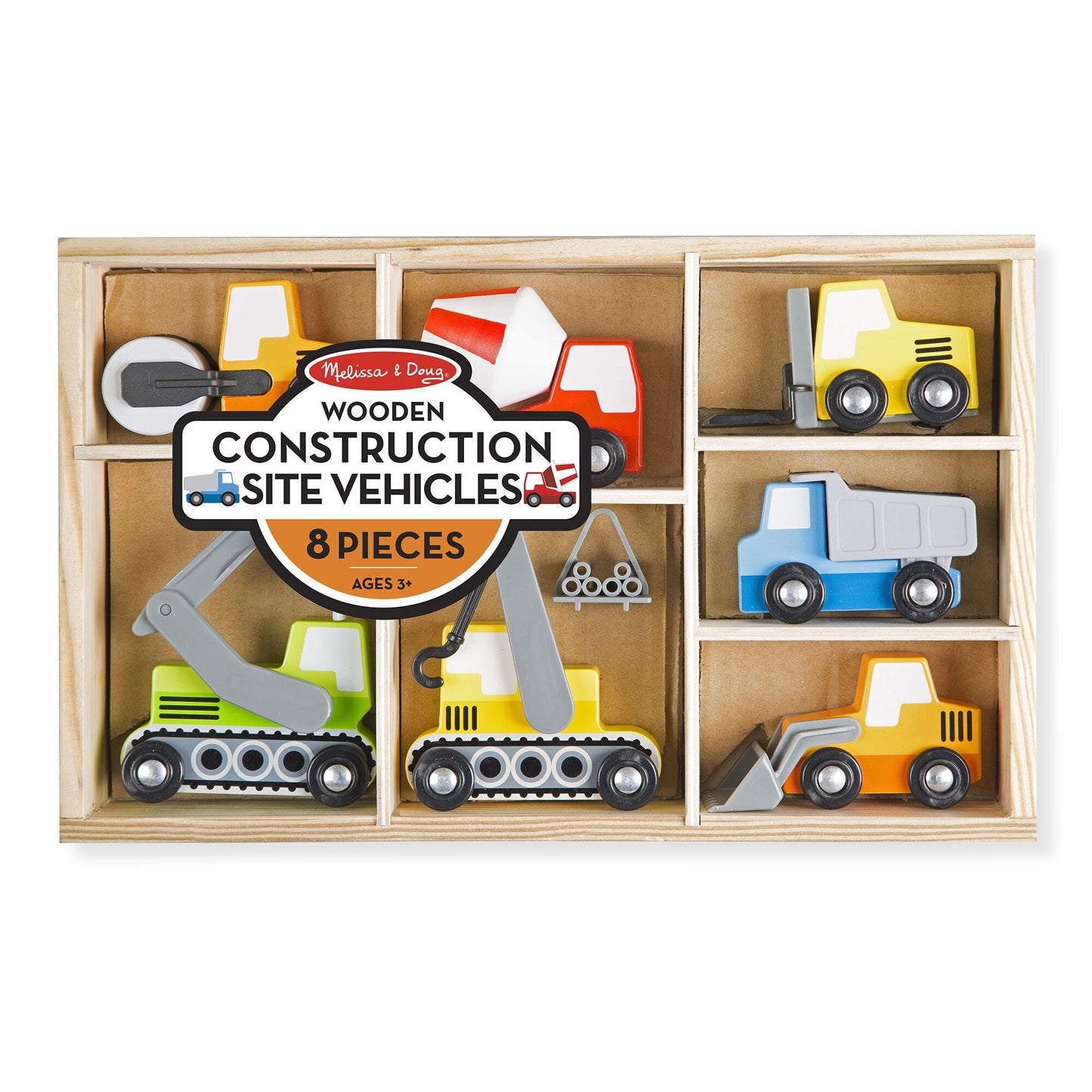 Wooden Construction Site Vehicles Melissa and Doug 