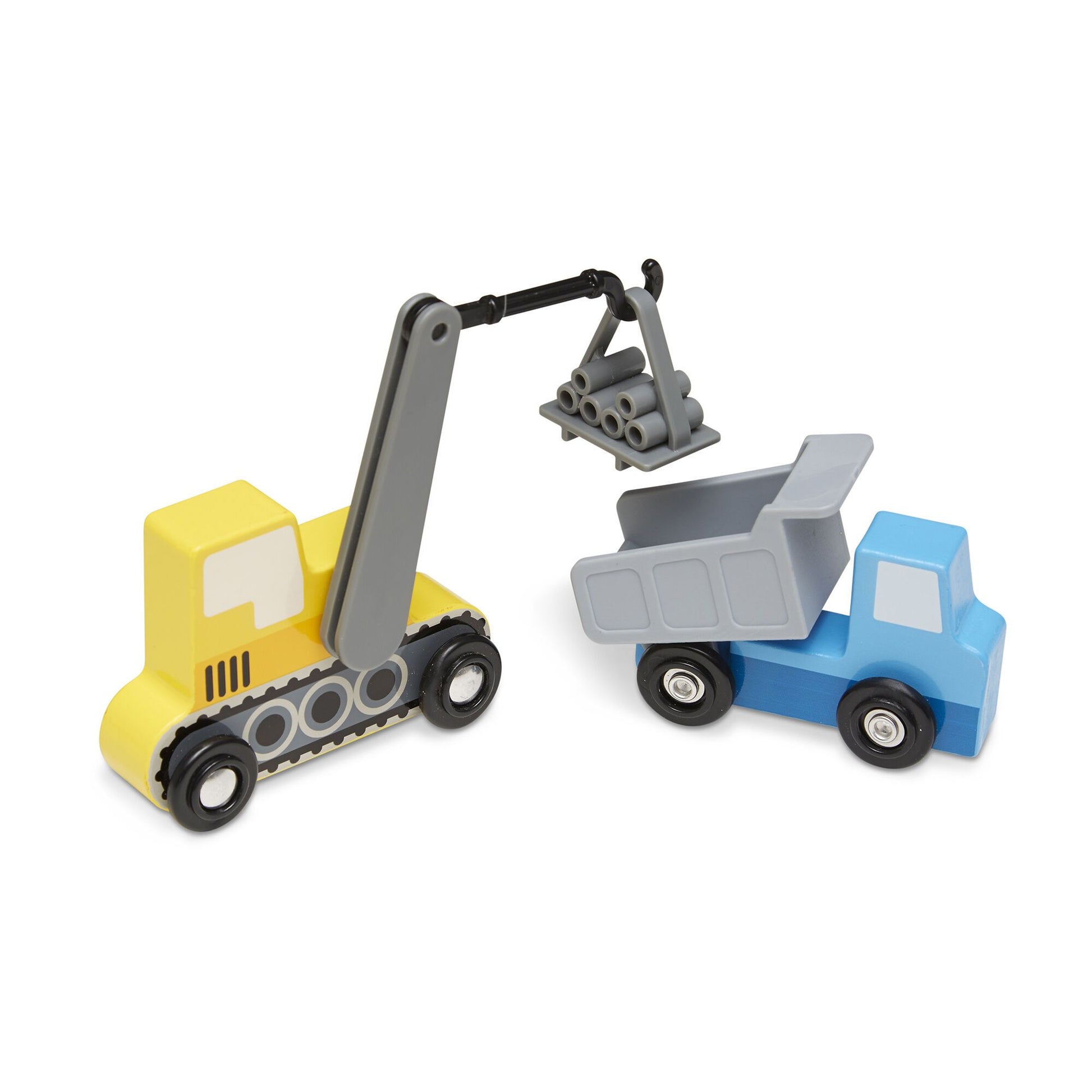Wooden Construction Site Vehicles Melissa and Doug 