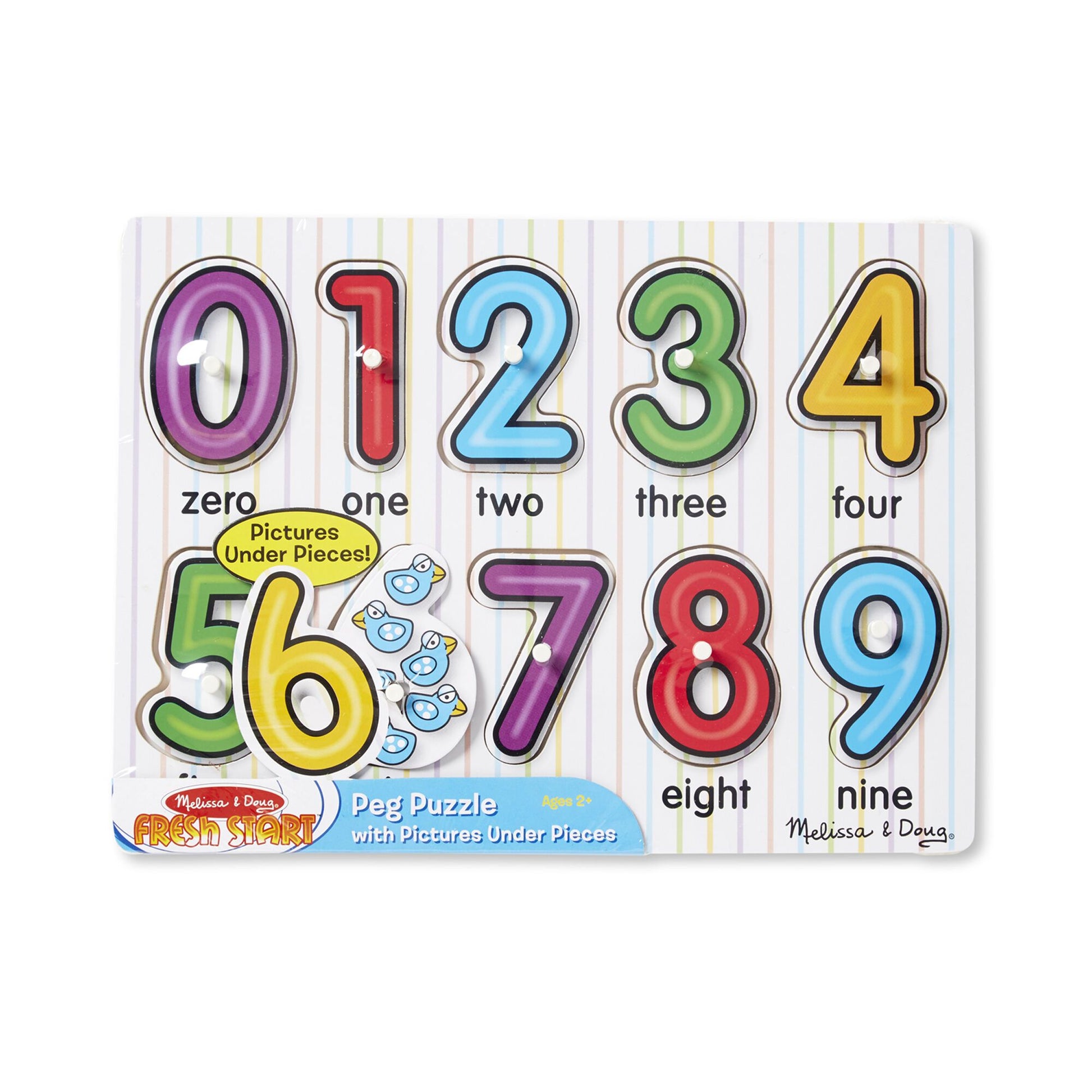 See-Inside Numbers Peg Melissa and Doug 