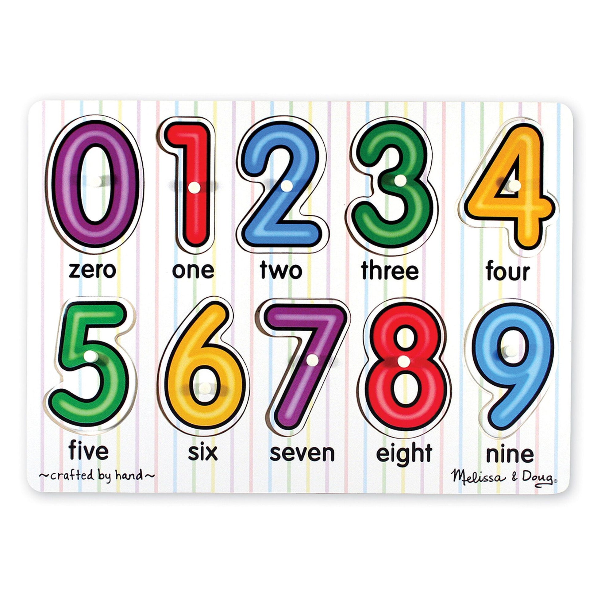 See-Inside Numbers Peg Melissa and Doug 