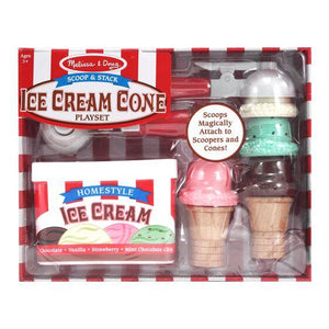 Scoop & Stack Ice Cream Cone Playset Toy Melissa and Doug 