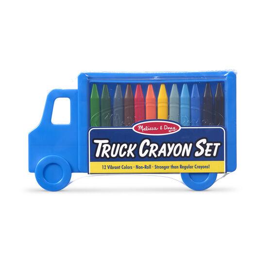Truck Crayon Set Toy Melissa and Doug 