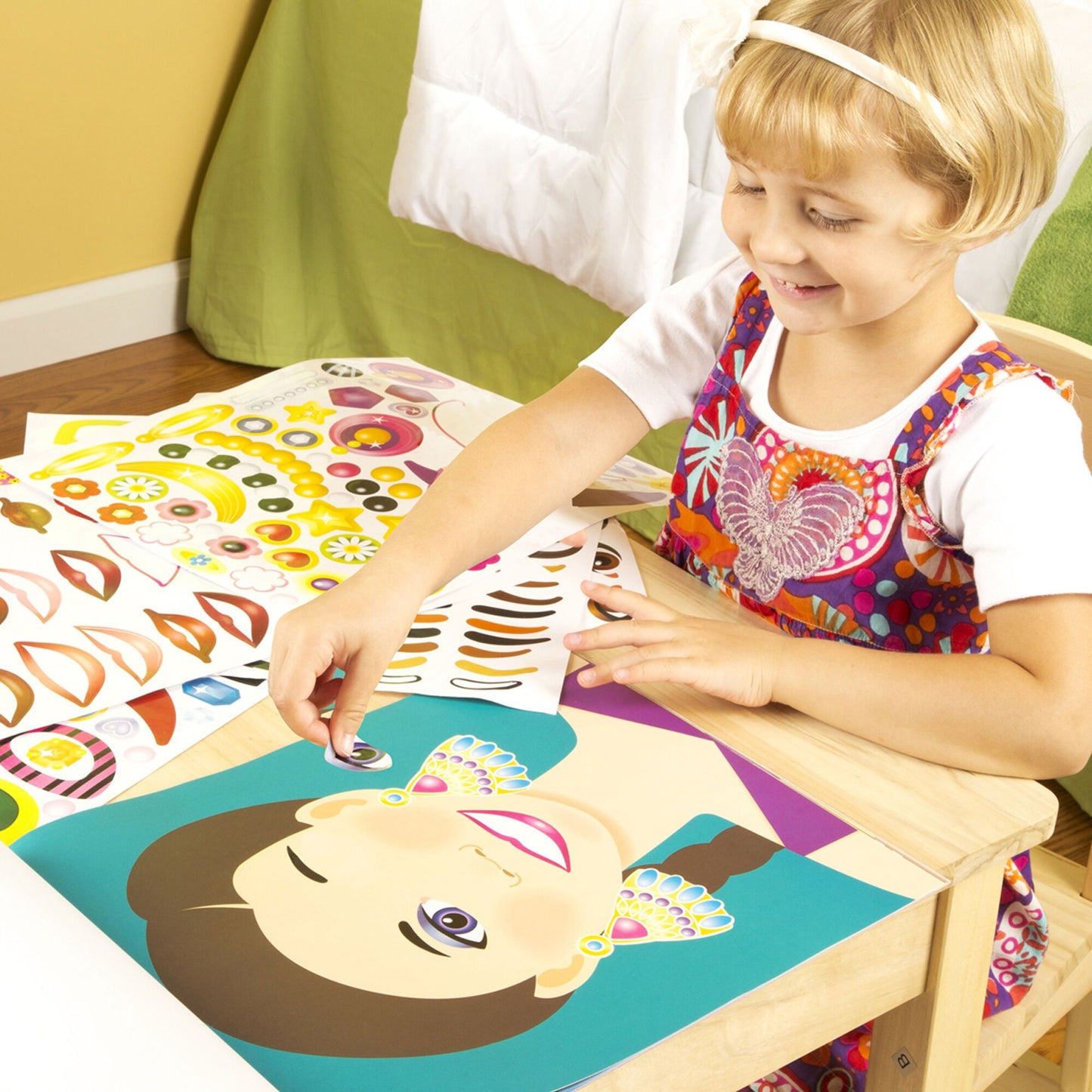 Make-a-Face Sticker Pad Melissa and Doug 