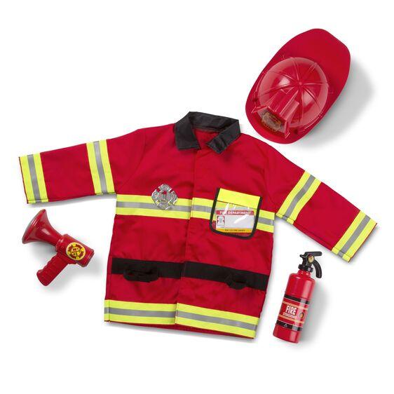 Fire Chief Role Play Costume Set Toy Melissa and Doug 