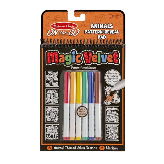 Magic Velvet Animal Scenes - On the Go Travel Activity Toy Melissa and Doug 