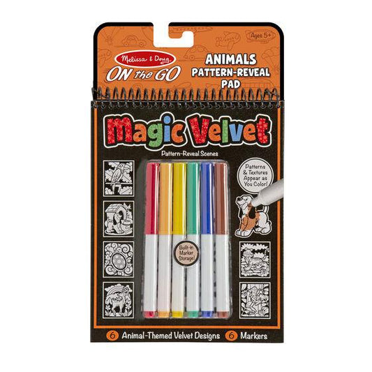 Magic Velvet Animal Scenes - On the Go Travel Activity Toy Melissa and Doug 