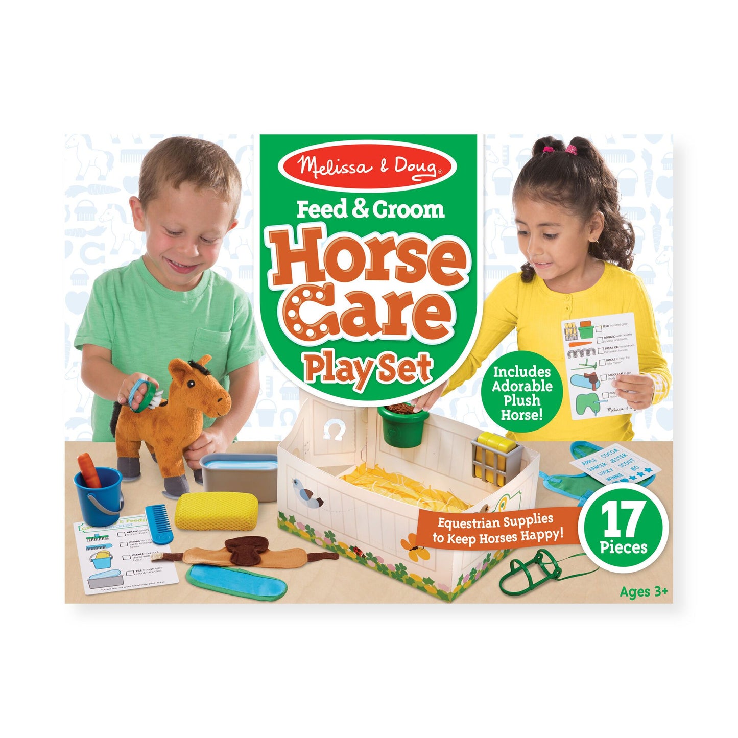 Horse Care Play Set - Feed and Groom Melissa and Doug 