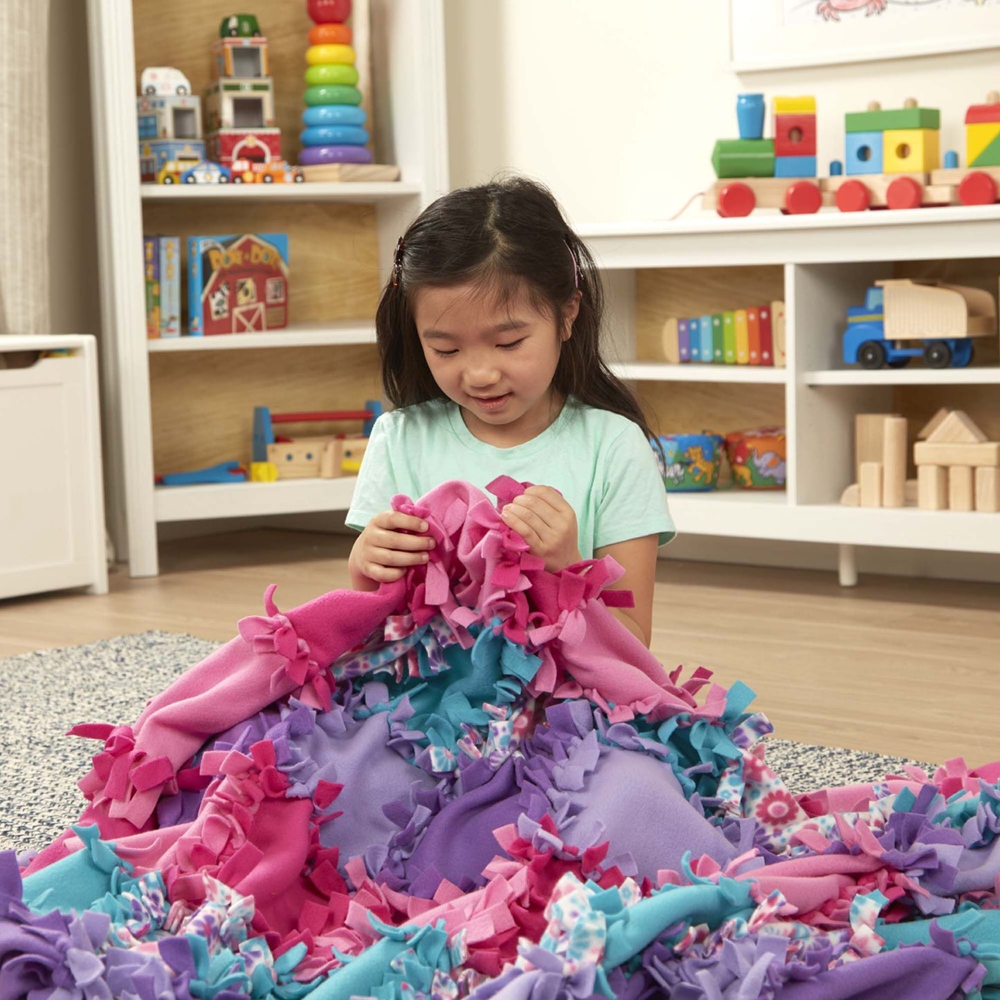 Created by Me - Flower Fleece Quilt Melissa and Doug 