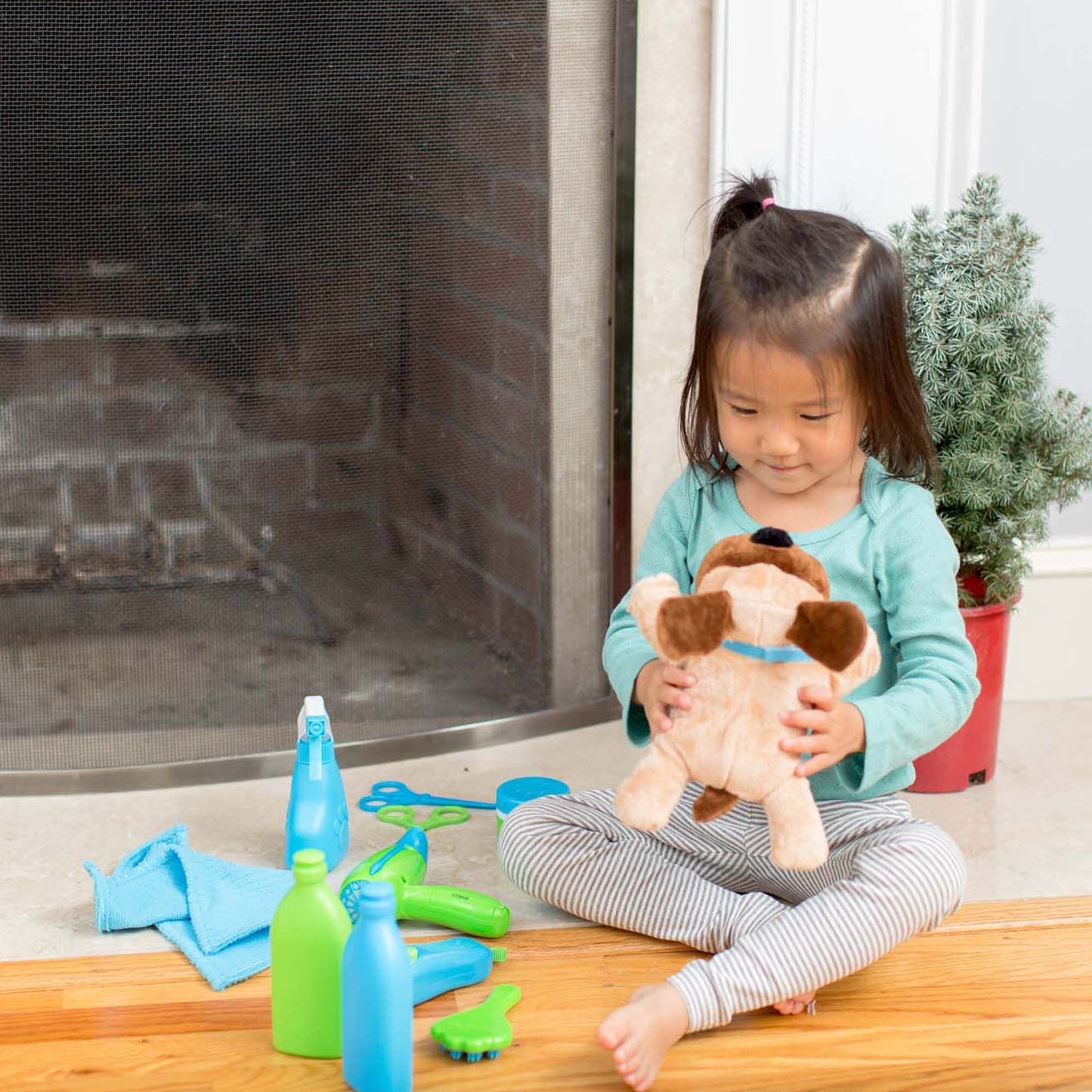 Wash & Trim Dog Grooming Play Set Melissa and Doug 