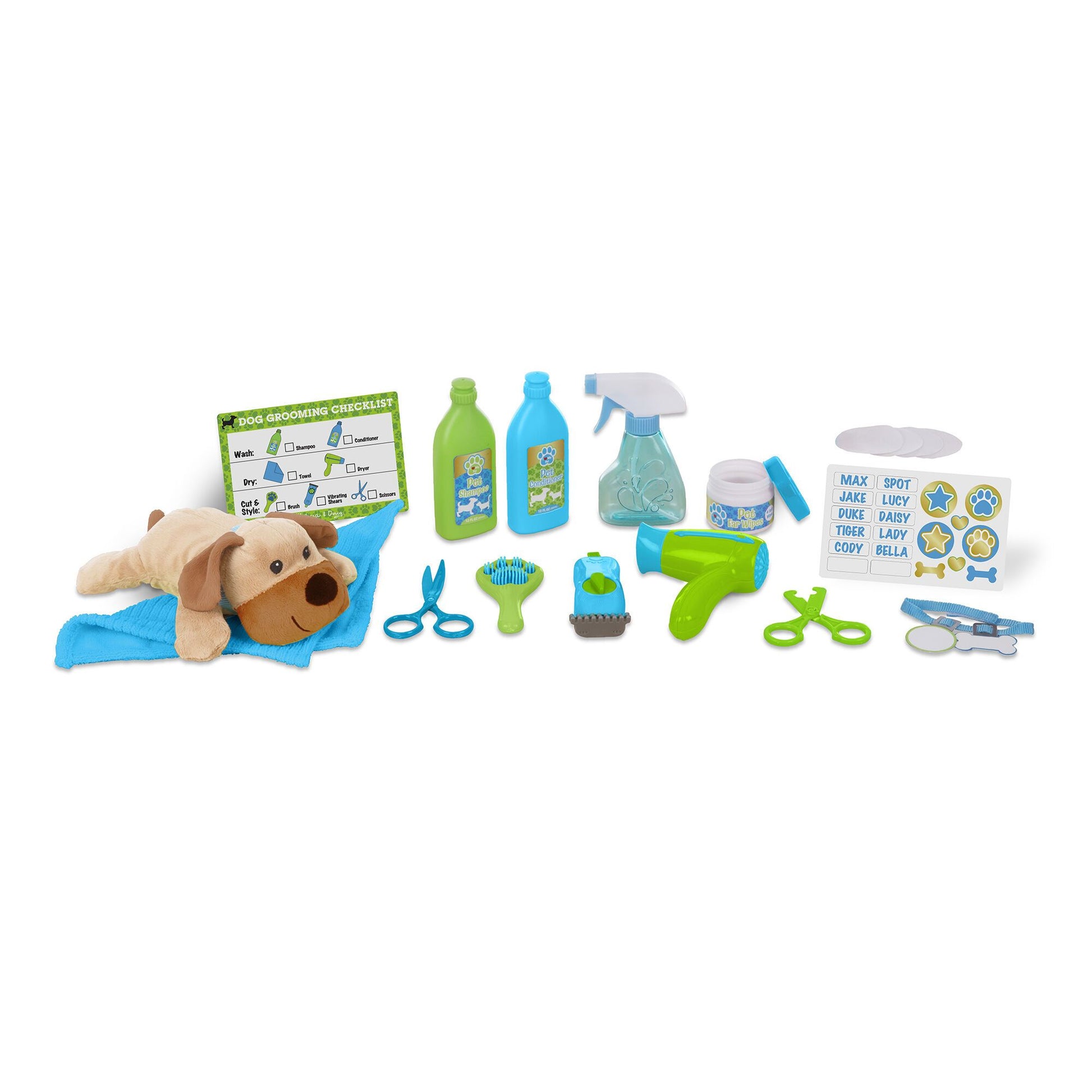 Wash & Trim Dog Grooming Play Set Melissa and Doug 
