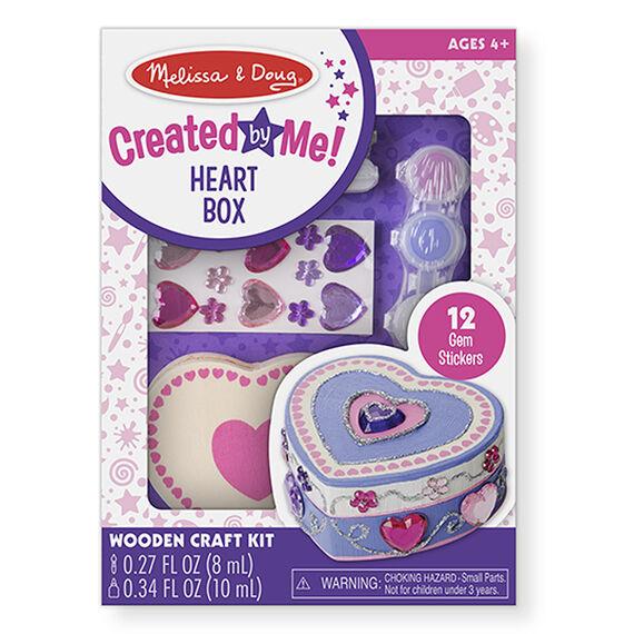 Created by Me! Heart Box Wooden Craft Kit Toy Melissa and Doug 