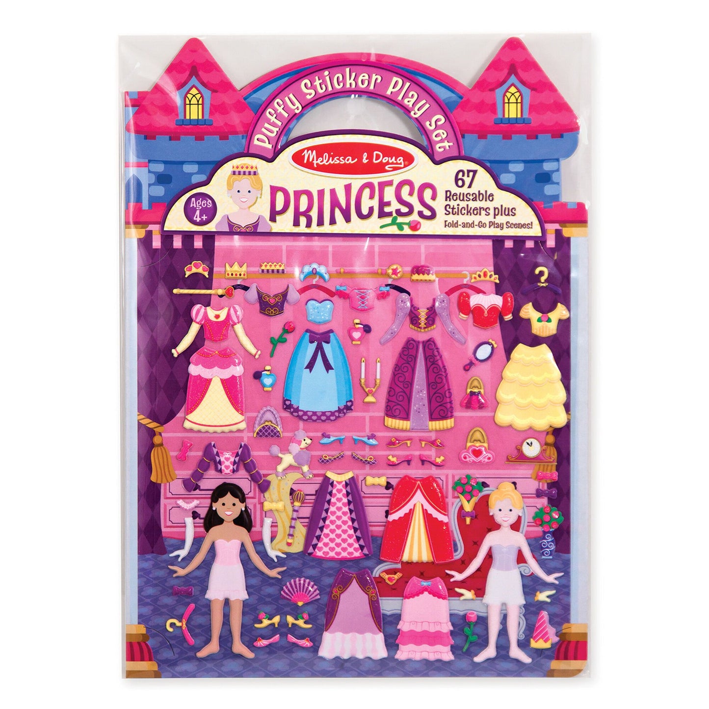 Reusable Puffy Stickers - Princess Melissa and Doug 