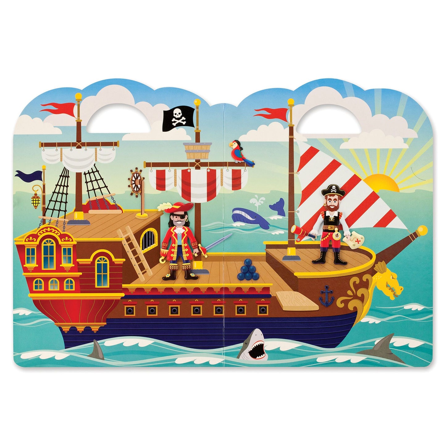 Reusable Puffy Stickers - Pirate Melissa and Doug 