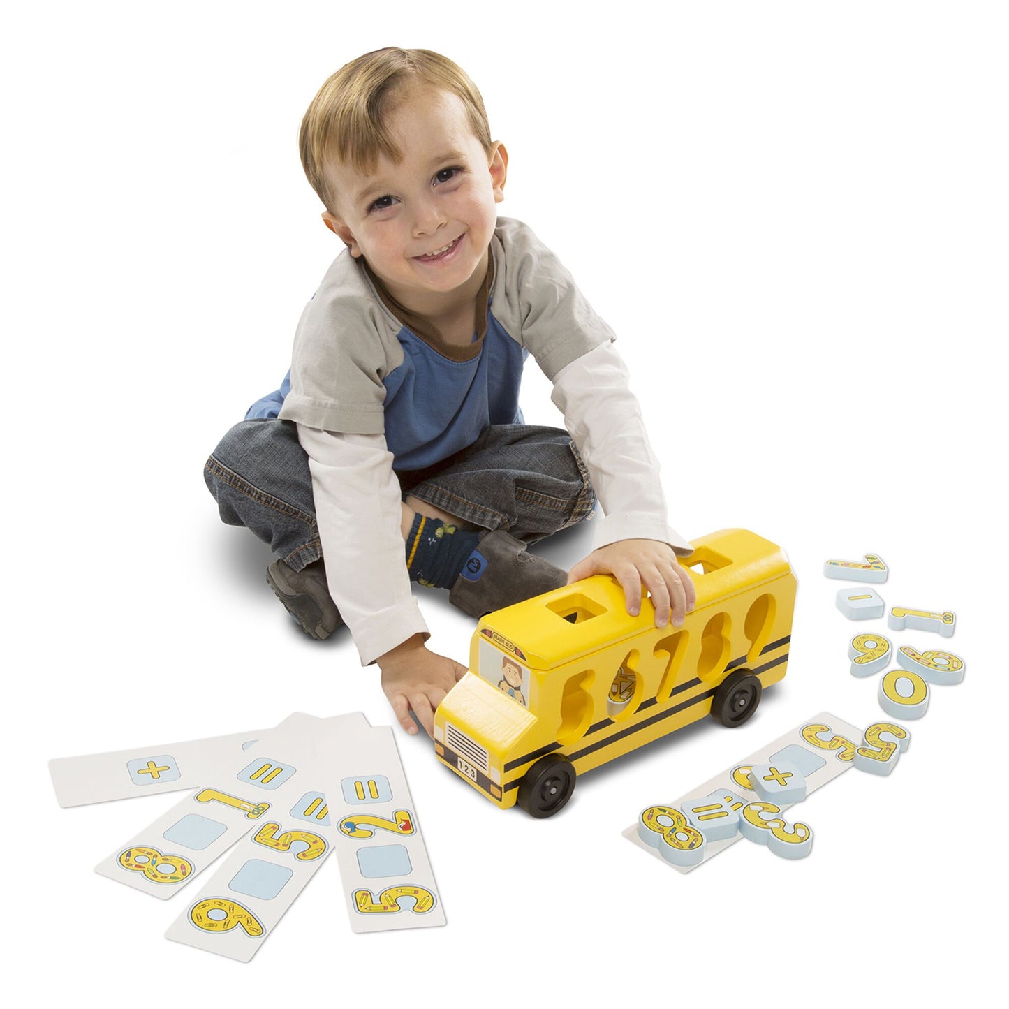 Number Matching Maths Bus Melissa and Doug 
