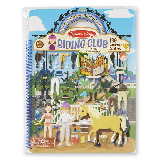 Puffy Sticker Activity Book - Riding Club Toy Melissa and Doug 