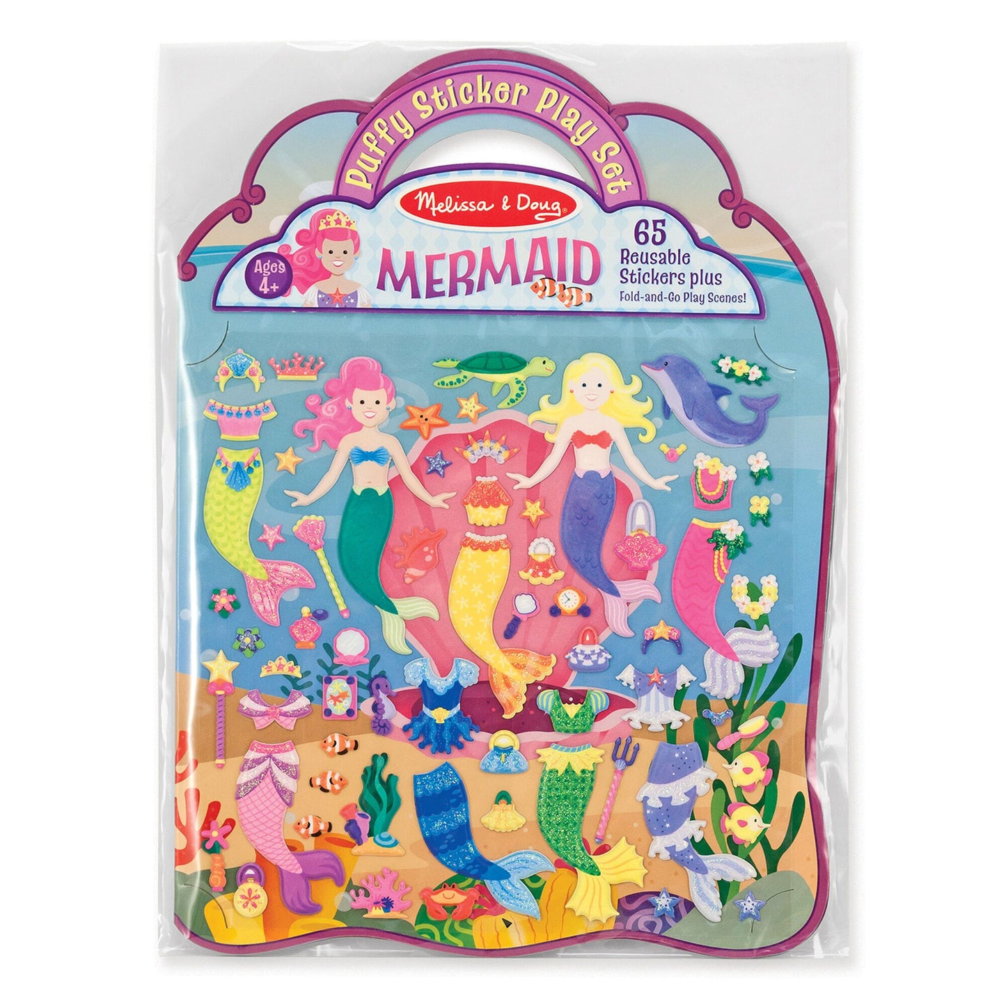 Reusable Puffy Stickers - Mermaid Melissa and Doug 