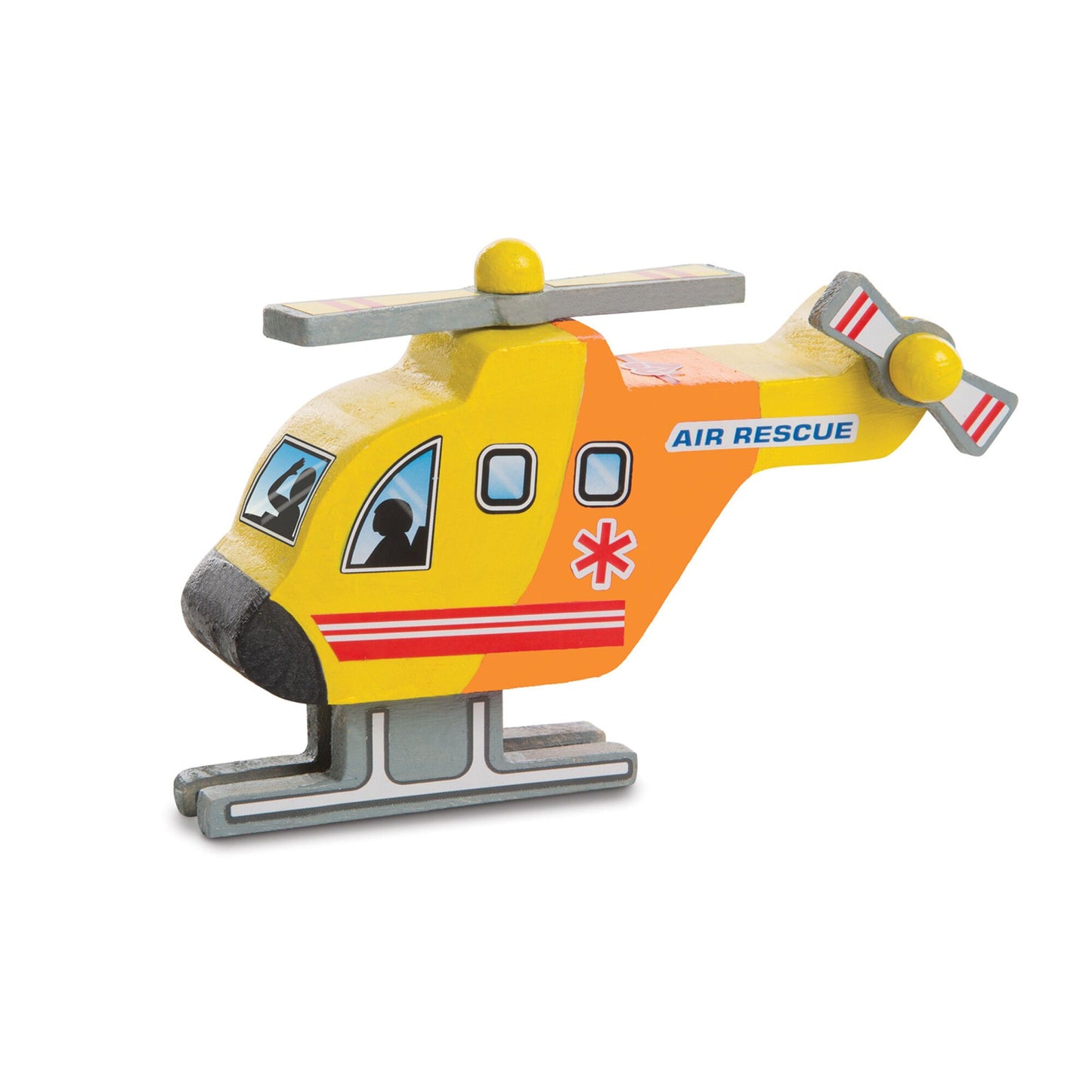 Wooden Rescue Vehicles Set Melissa and Doug 