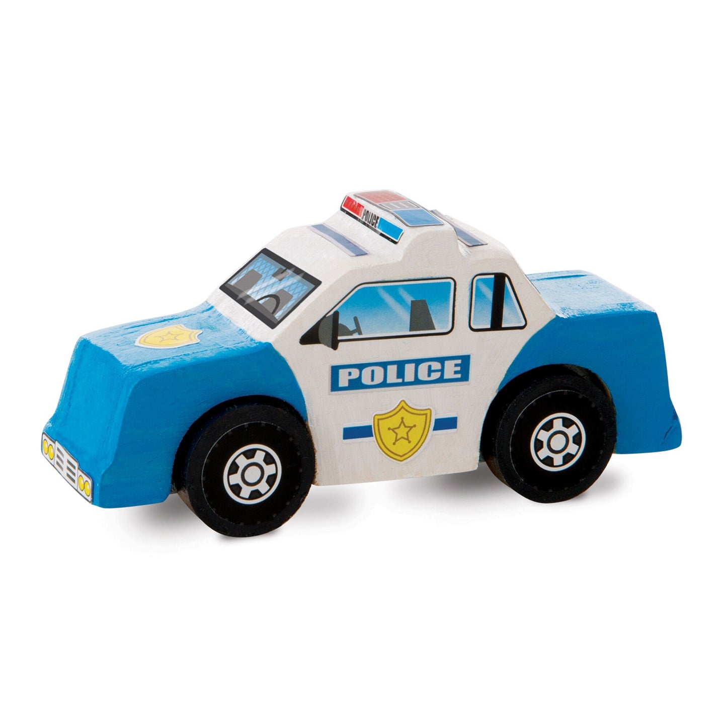 Wooden Rescue Vehicles Set Melissa and Doug 